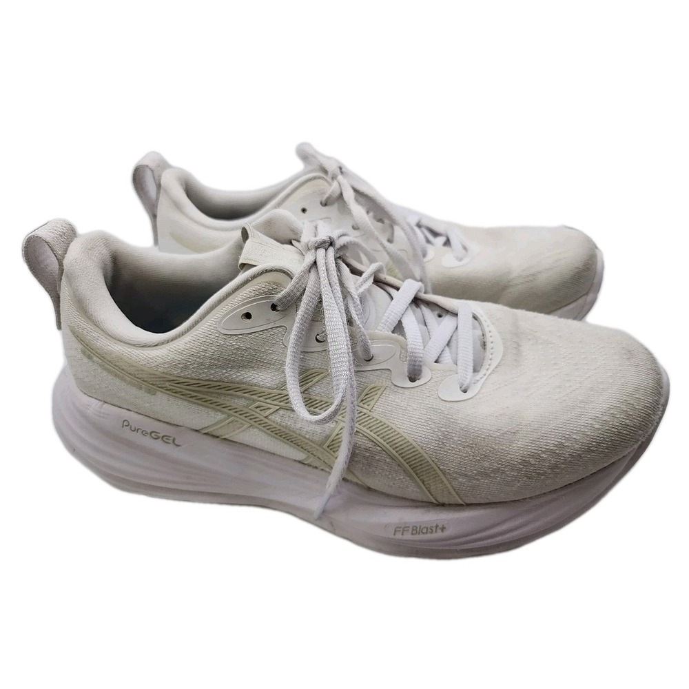 Asics Gel-Cumulus 27 Womens Size 8 White Athletic Running Walking Shoes Sneakers